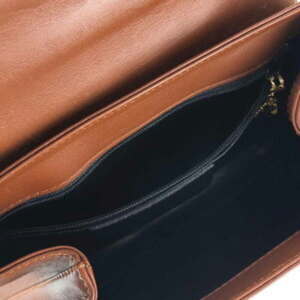 Salvatore Ferragamo Handbag Leather Brown hand bag - Picture 6 of 11